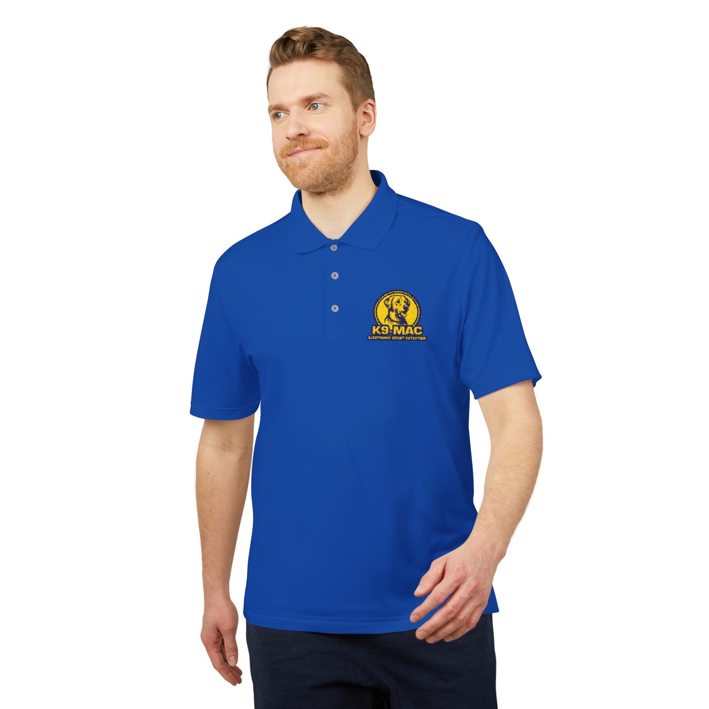 Embroidered Adidas Unisex Performance Polo - K9 Mac