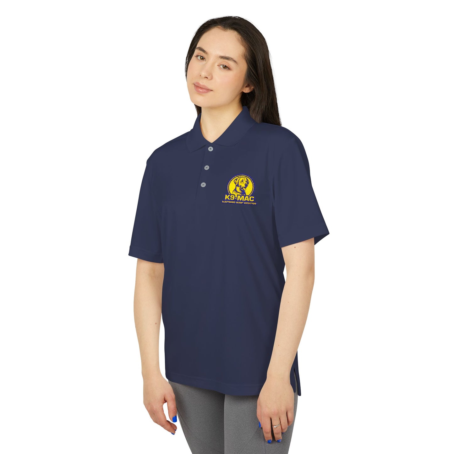 Embroidered Adidas Unisex Performance Polo - K9 Mac