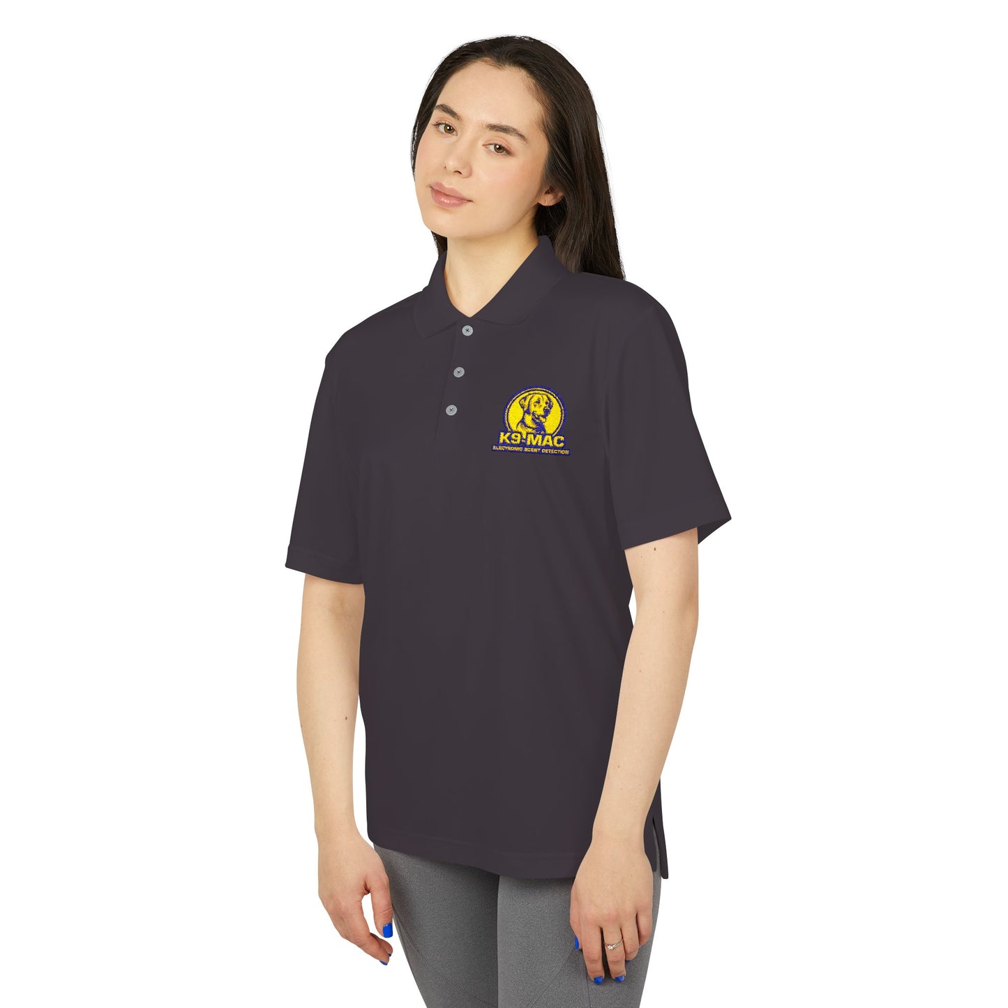 Embroidered Adidas Unisex Performance Polo - K9 Mac