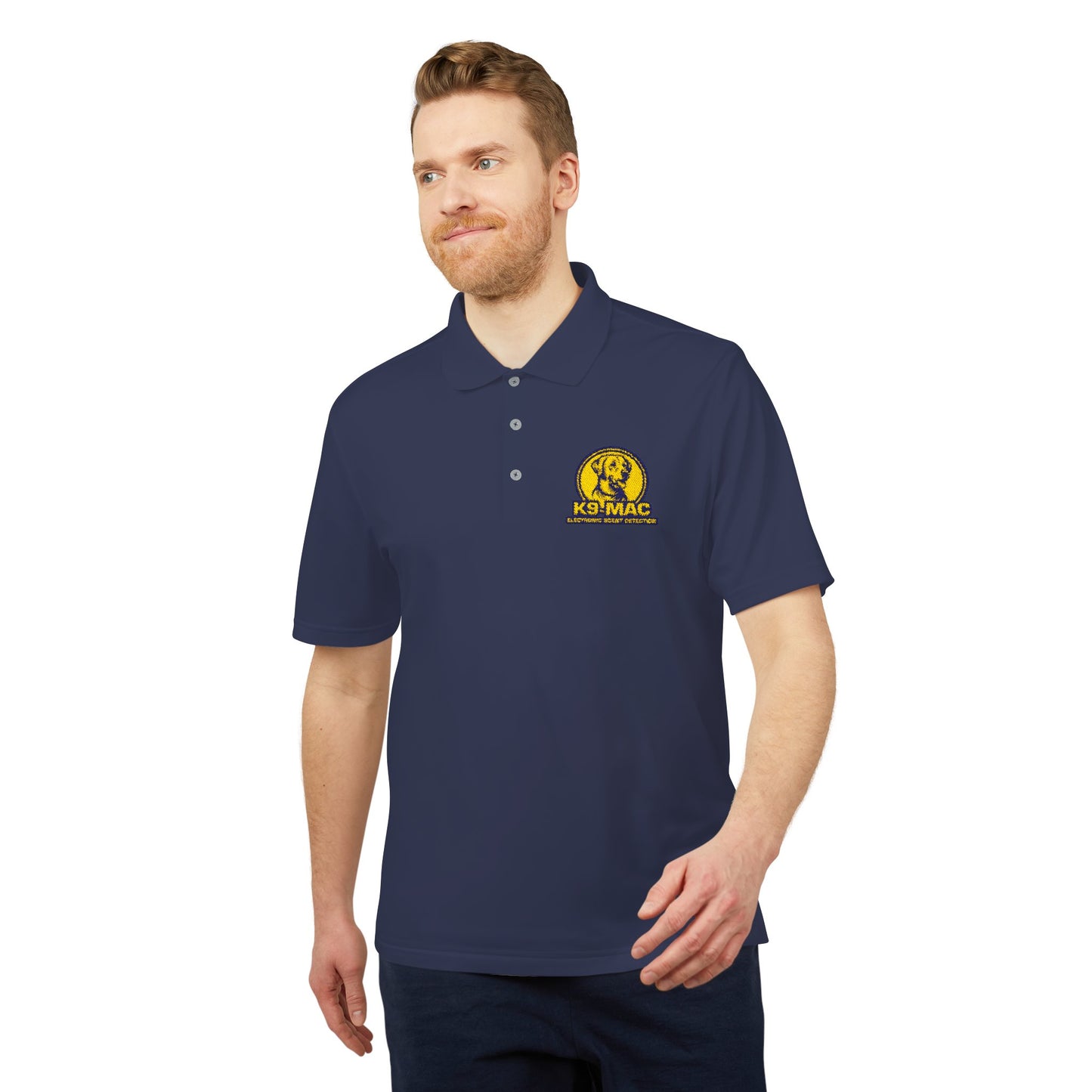 Embroidered Adidas Unisex Performance Polo - K9 Mac