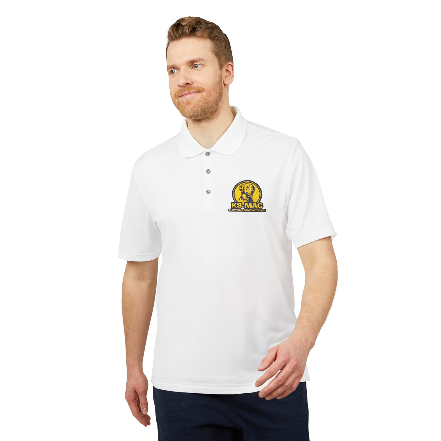Embroidered Adidas Unisex Performance Polo - K9 Mac