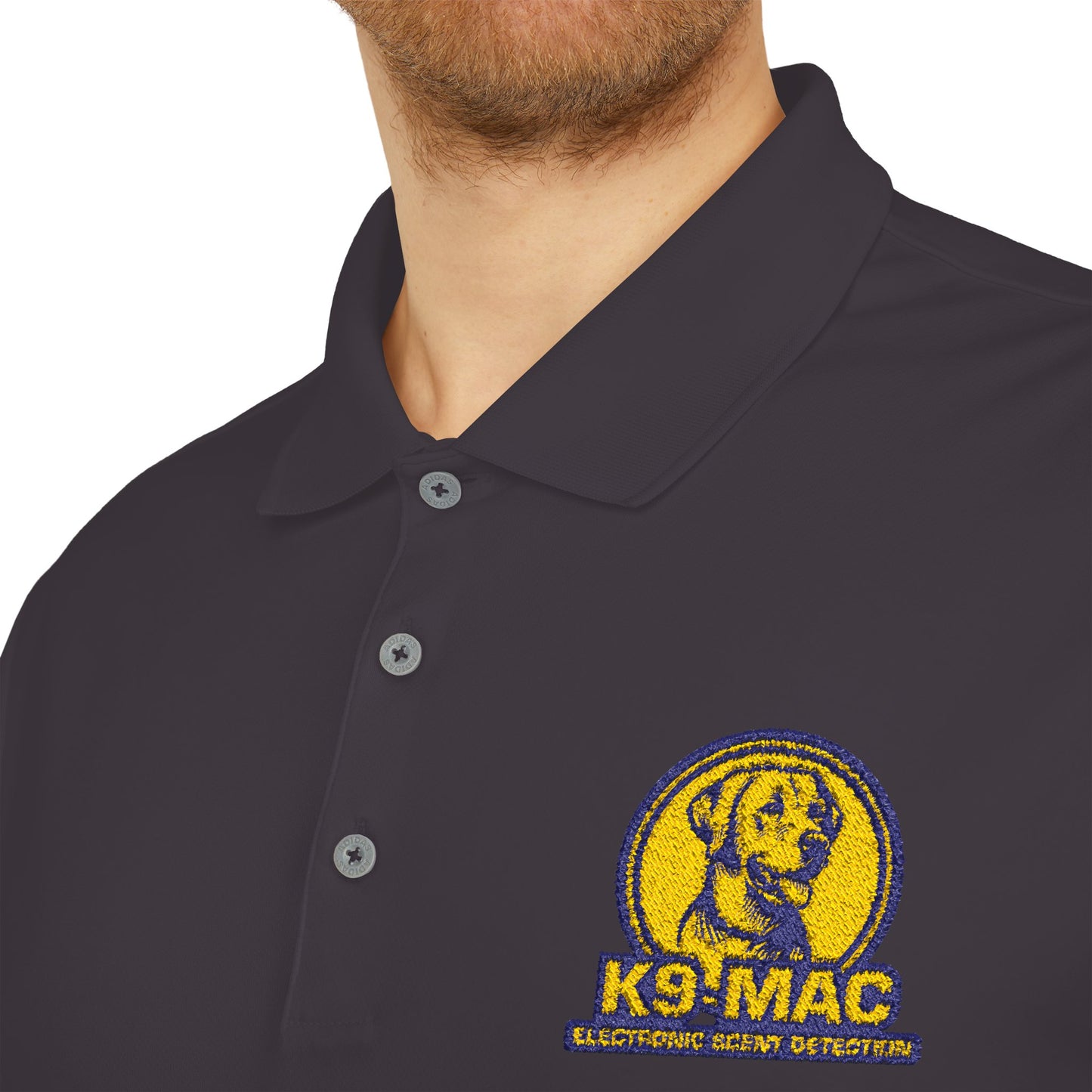 Embroidered Adidas Unisex Performance Polo - K9 Mac