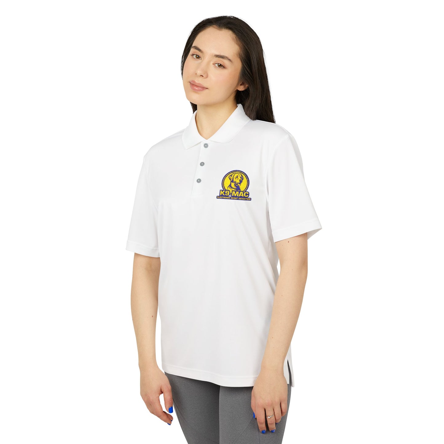 Embroidered Adidas Unisex Performance Polo - K9 Mac