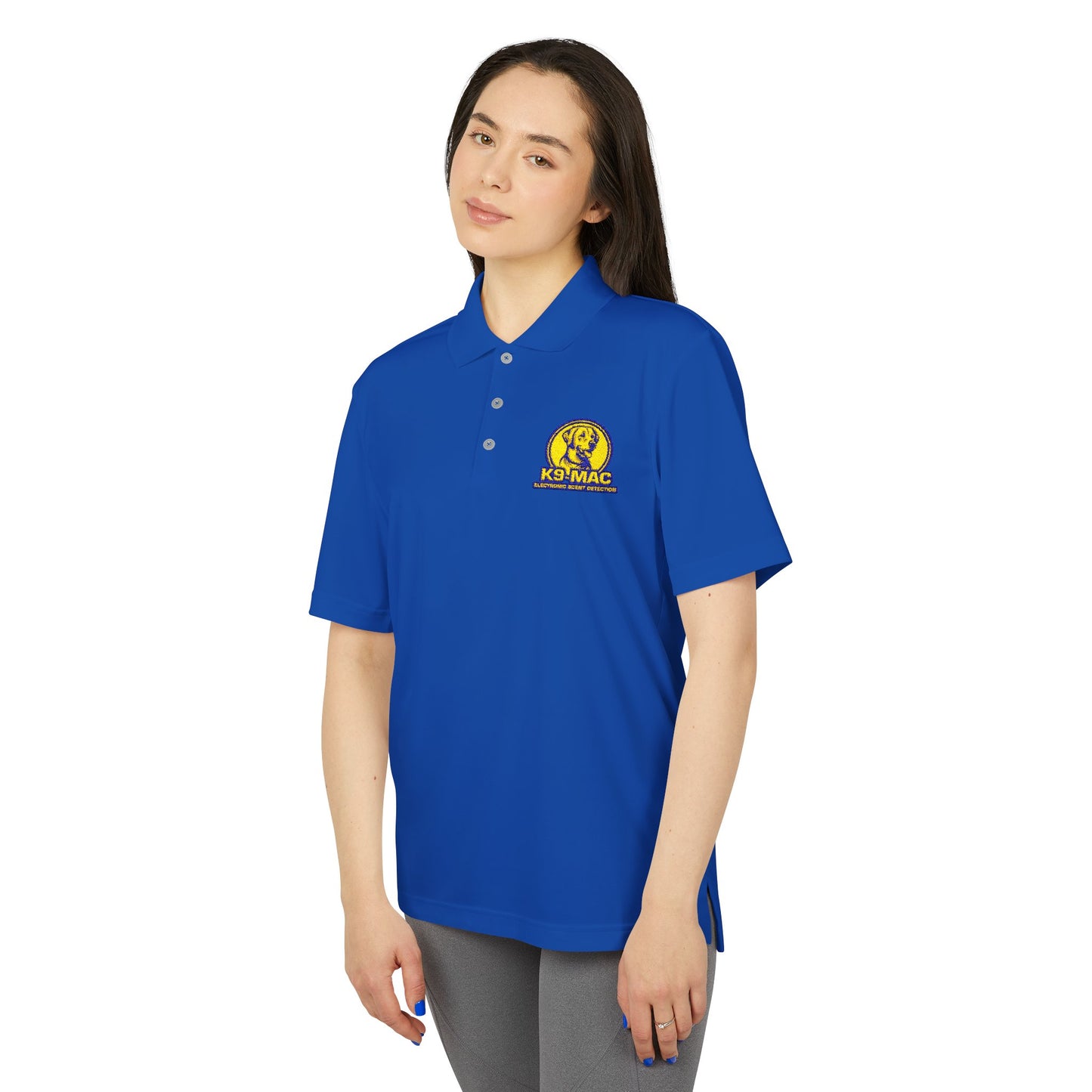 Embroidered Adidas Unisex Performance Polo - K9 Mac
