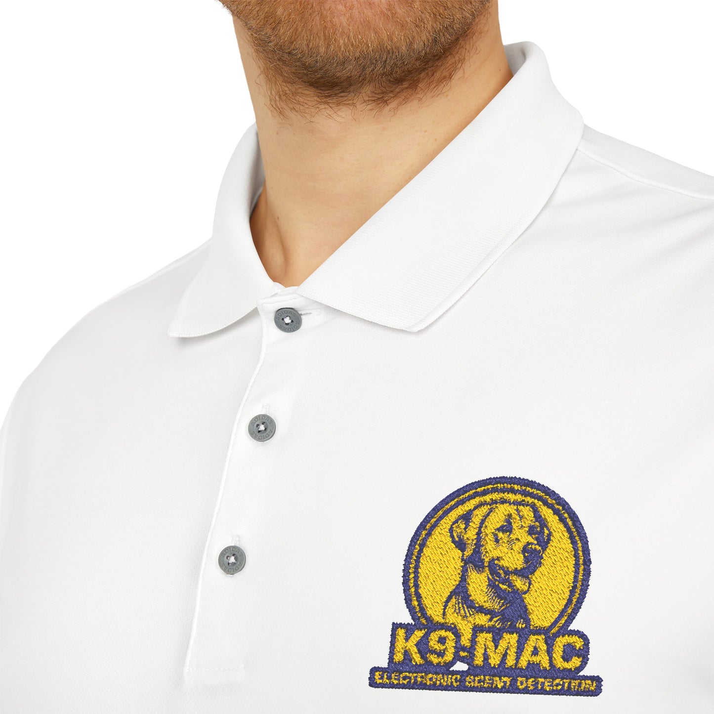 Embroidered Adidas Unisex Performance Polo - K9 Mac