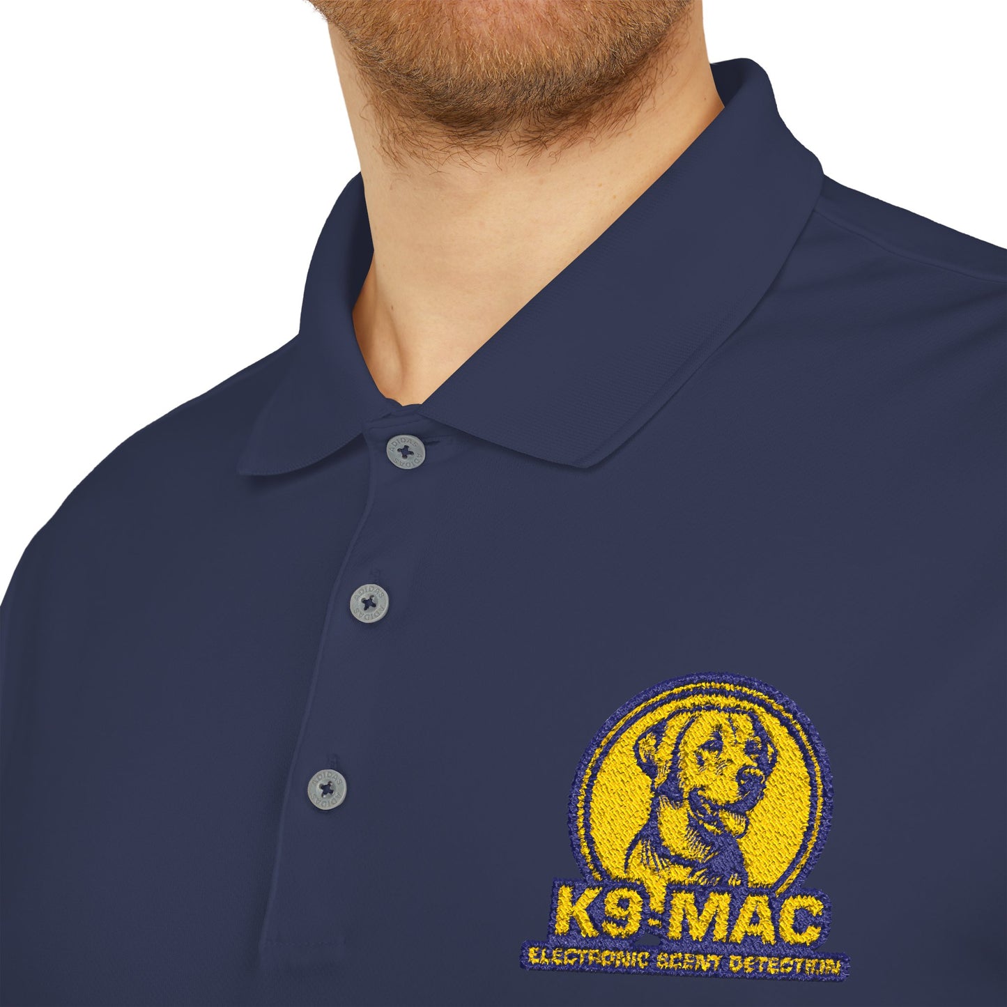 Embroidered Adidas Unisex Performance Polo - K9 Mac