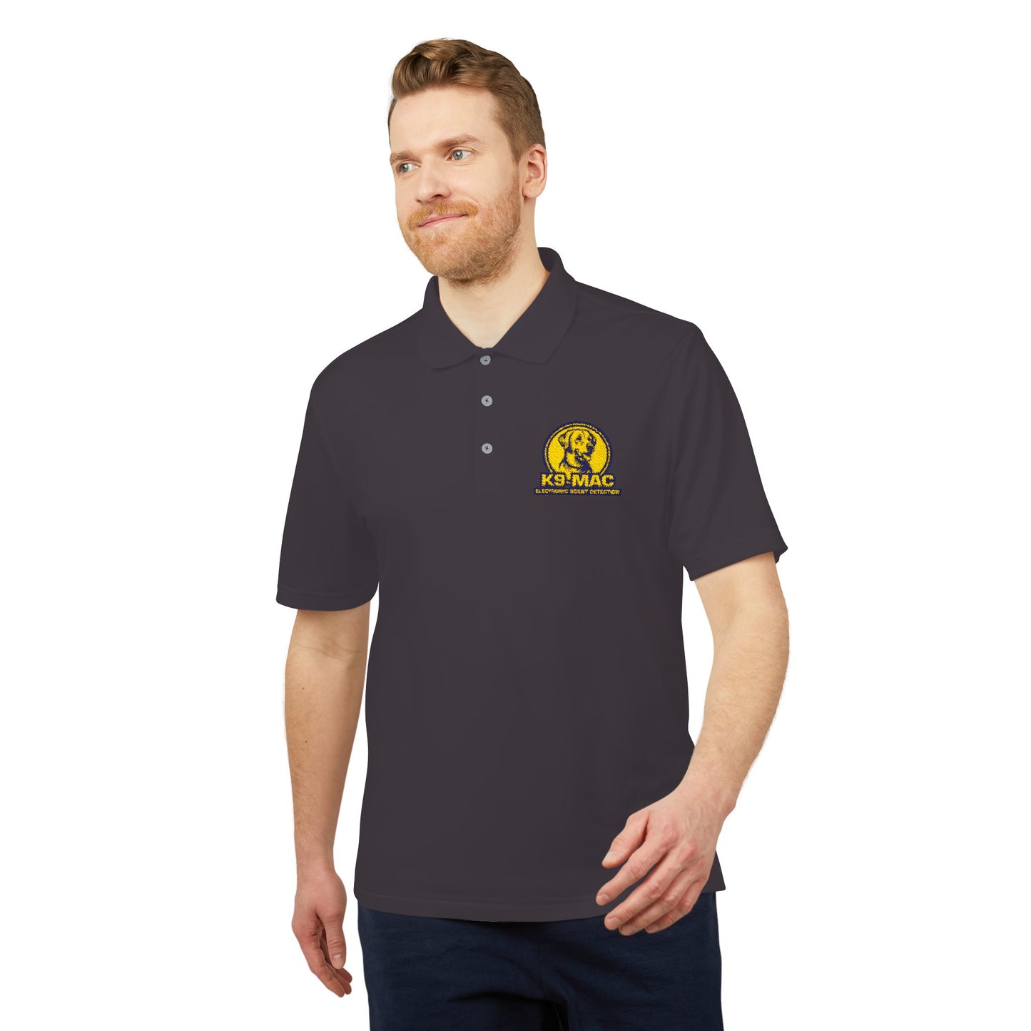 Embroidered Adidas Unisex Performance Polo - K9 Mac