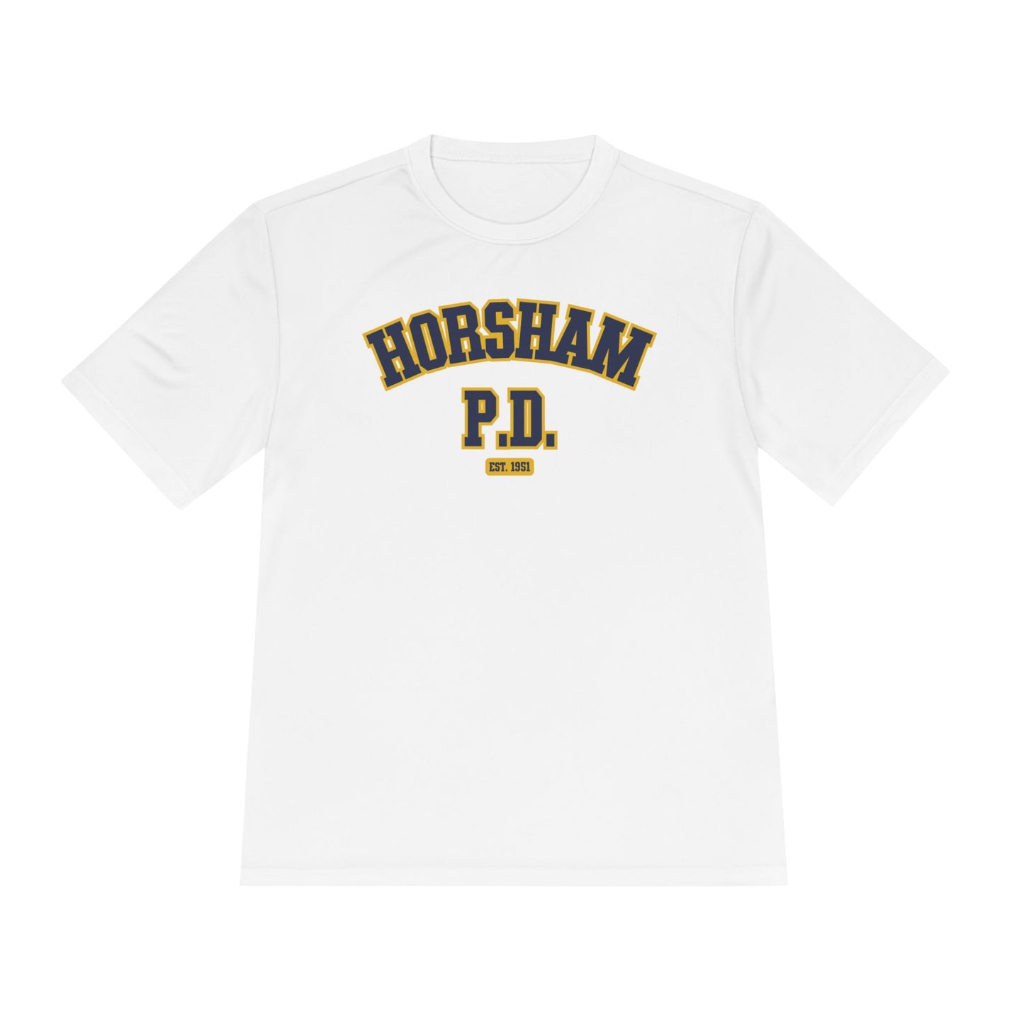 Sport-Tek® Unisex Moisture Wicking Tee - HORSHAM P.D. (Front & Back)