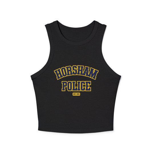 Bella + Canvas® Women's Micro Rib Racer Tank Top - HORSHAM POLICE (Front Only)