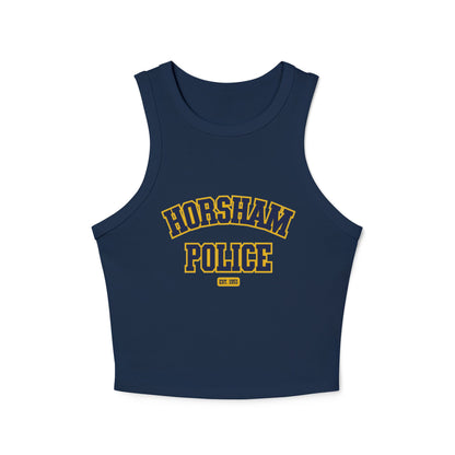Bella + Canvas® Women's Micro Rib Racer Tank Top - HORSHAM POLICE (Front Only)