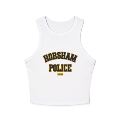 Bella + Canvas® Women's Micro Rib Racer Tank Top - HORSHAM POLICE (Front Only)