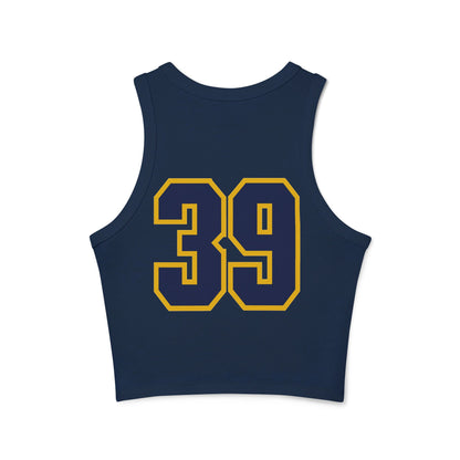 Bella + Canvas® Women's Micro Rib Racer Tank Top - HORSHAM P.D. (Front & Back)