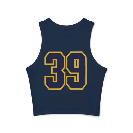 Bella + Canvas® Women's Micro Rib Racer Tank Top - HORSHAM P.D. (Front & Back)