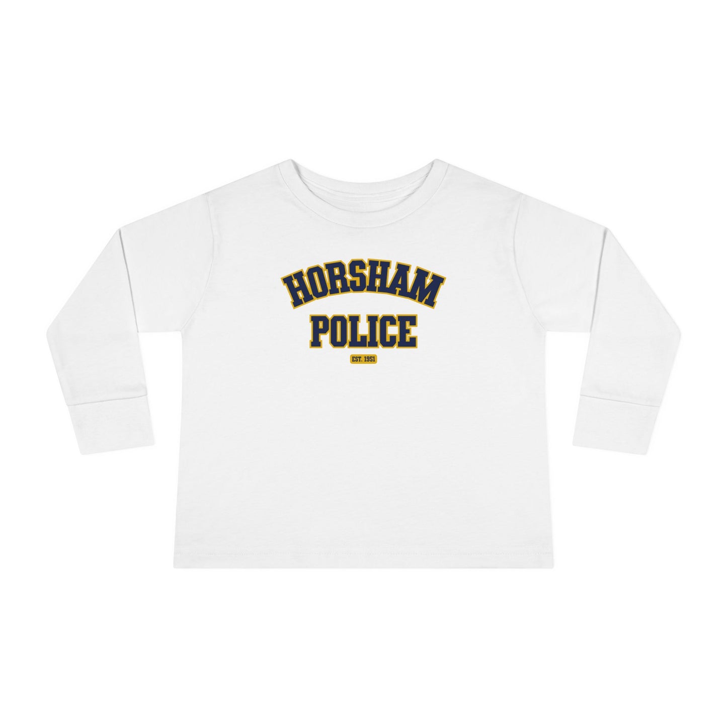 Rabbit Skins® Kids Long Sleeve Tee - HORSHAM POLICE (Front & Back)