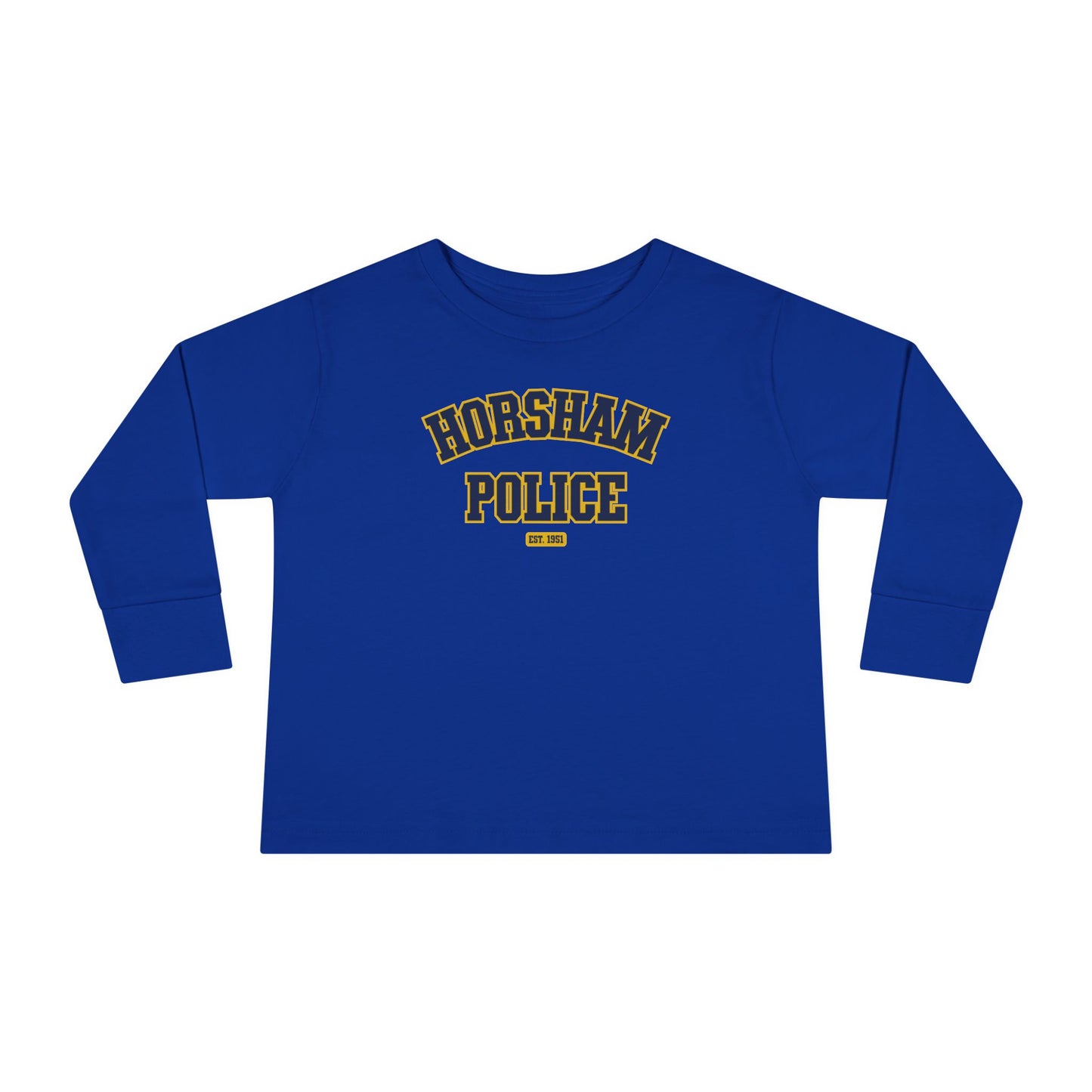 Rabbit Skins® Kids Long Sleeve Tee - HORSHAM POLICE (Front & Back)