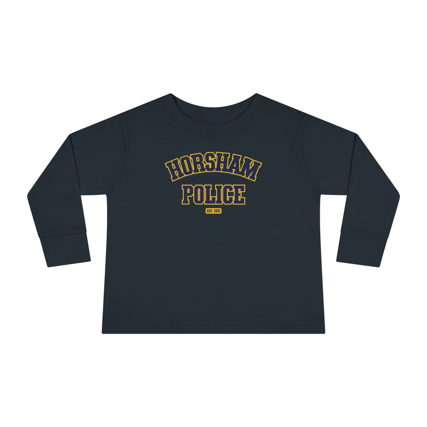 Rabbit Skins® Kids Long Sleeve Tee - HORSHAM POLICE (Front & Back)