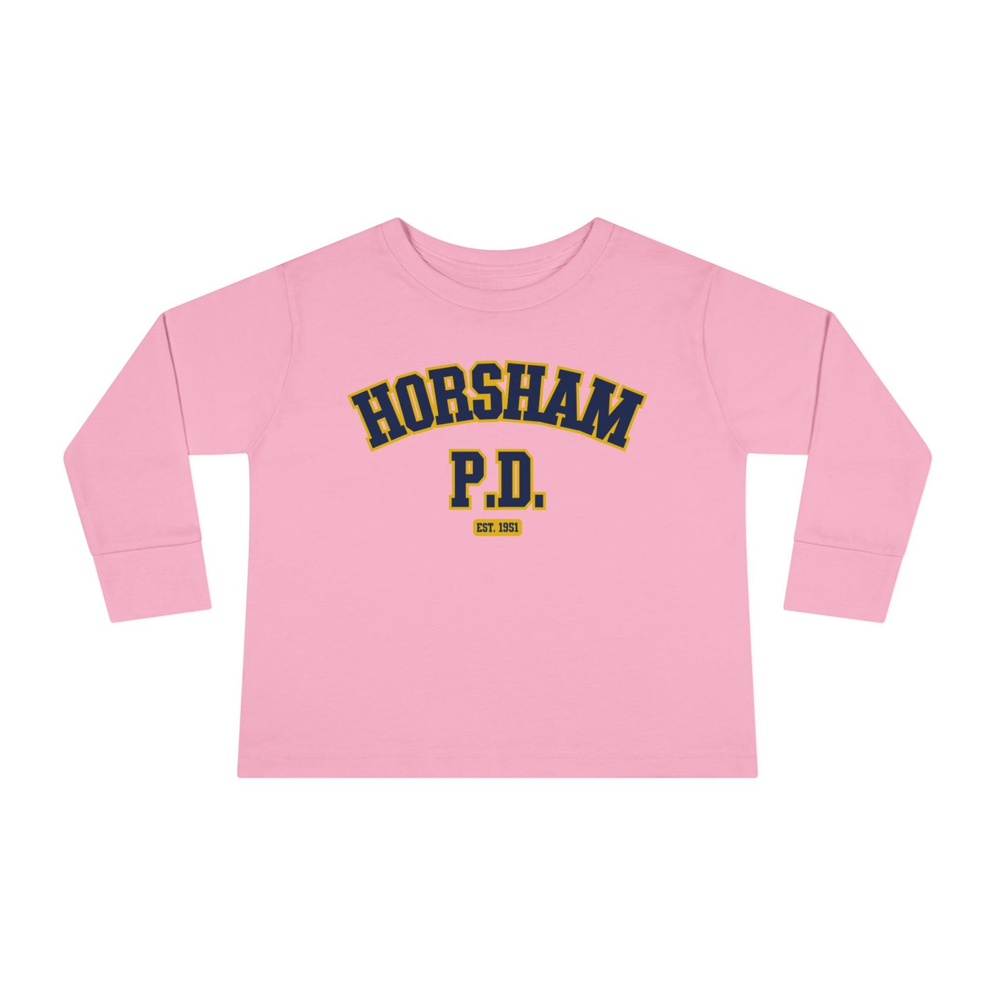 Rabbit Skins® Kids Long Sleeve Tee - HORSHAM P.D. (Front & Back)