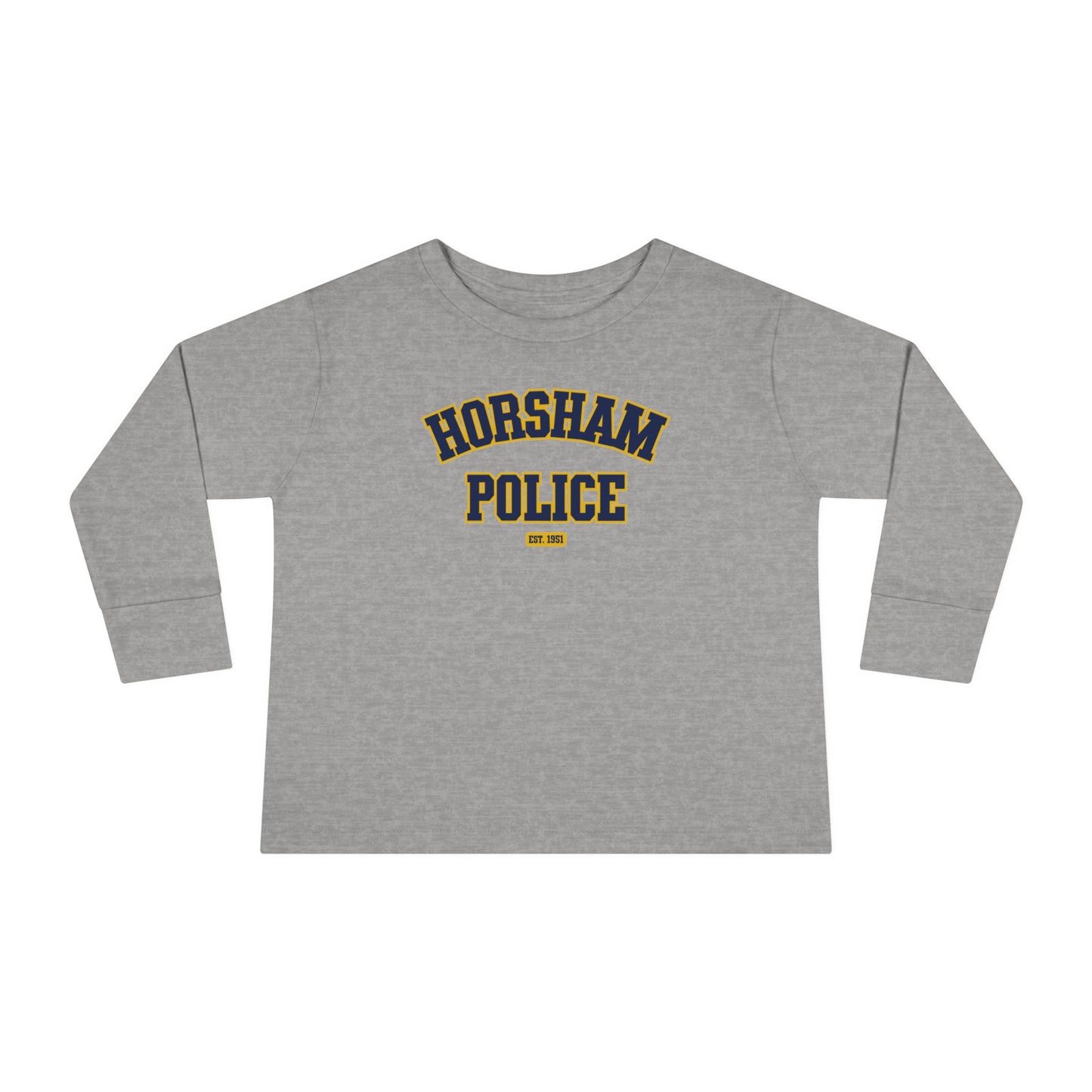Rabbit Skins® Kids Long Sleeve Tee - HORSHAM POLICE (Front & Back)