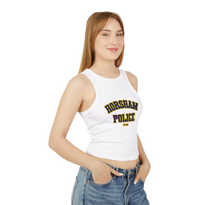 Bella + Canvas® Women's Micro Rib Racer Tank Top - HORSHAM POLICE (Front Only)