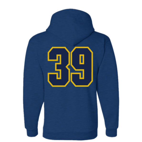 NAVY HEATHER - BACK