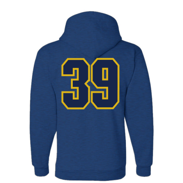 NAVY HEATHER - BACK